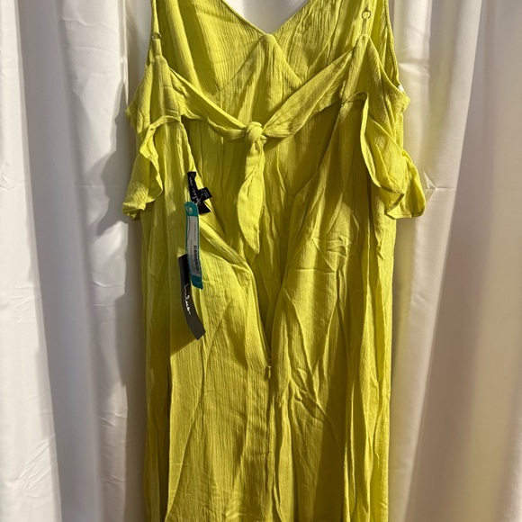 Lulu's Vibrant Yellow High Low Dress - Size L - Picture 6 of 8